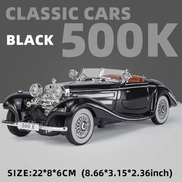 1:24 Diecast 1936 Mercedes Benz 500K Model Car